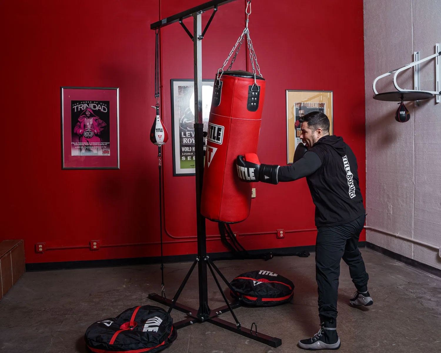 TITLE Boxing Double Trouble Heavy Bag Stand (Without Heavy Bag)