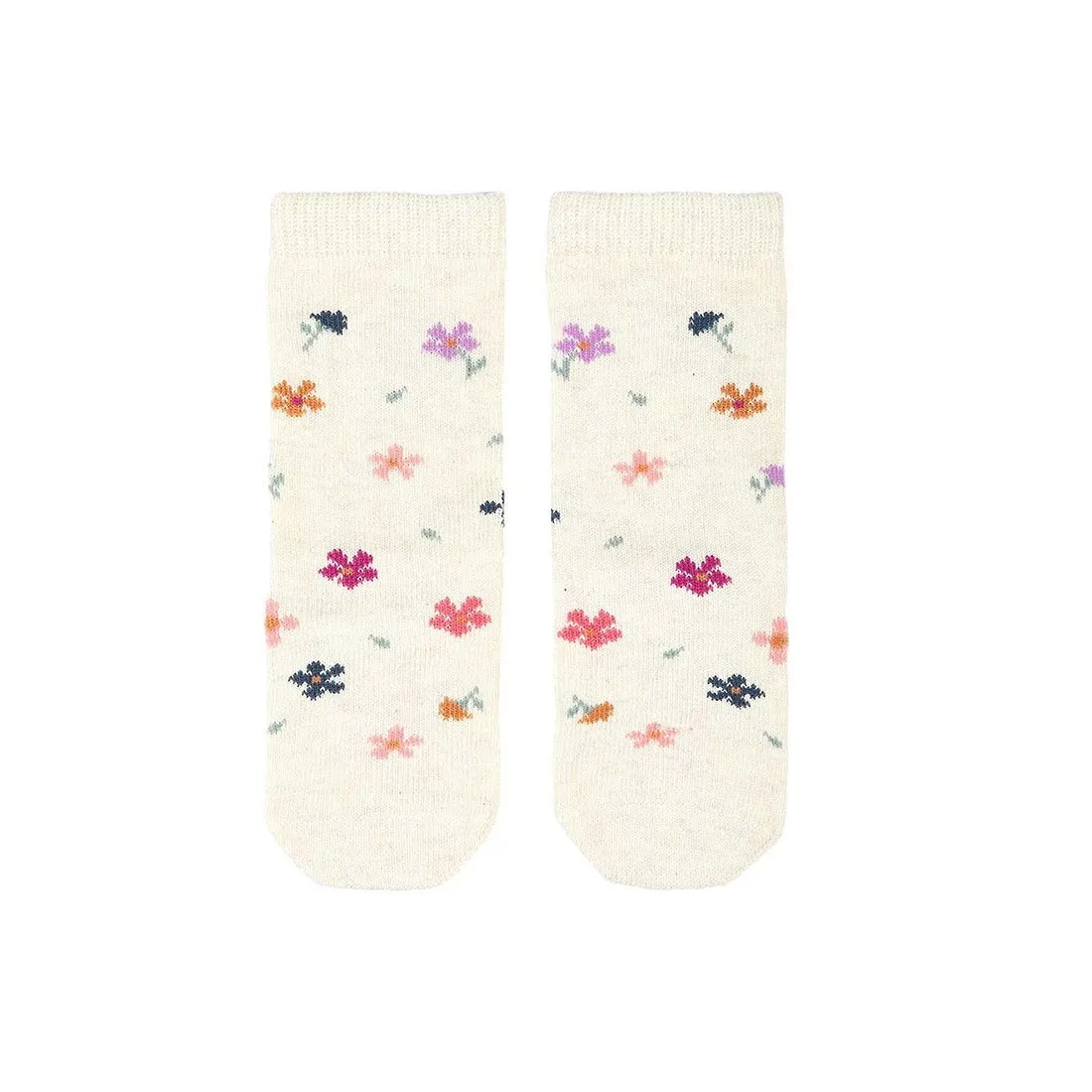 Toshi Organic Knee Jacquard Socks - Wild Flowers