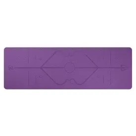 TPE Yoga Mat With Position Lines