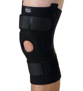 U-Shaped Hinged Knee Supports Black 3X-Large