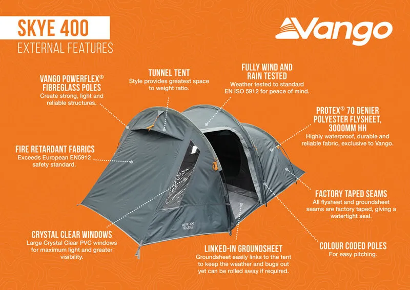 Vango Skye 400 Poled Tent
