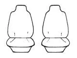 Velour Seat Covers Suits Suzuki Swift EZ RE4 Hatch 7/2009-1/2011 2 Rows