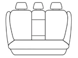 Velour Seat Covers Volvo XC60 D4 Wagon 11/2014-On 2 Rows
