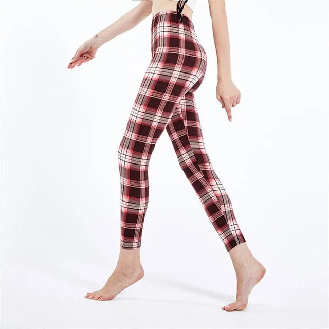 VISNXGI New Fashion 2021 Camouflage Printing Elasticity Leggings Camouflage Fitness Pant Legins Casual Milk Legging For Women