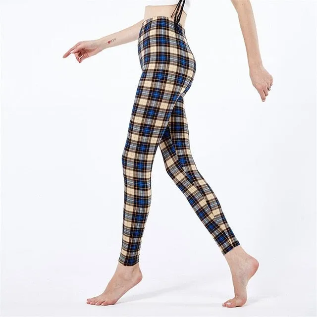 VISNXGI New Fashion 2021 Camouflage Printing Elasticity Leggings Camouflage Fitness Pant Legins Casual Milk Legging For Women