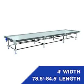 Wachsen 4' Rolling Bench 78.5'-84.5' Length