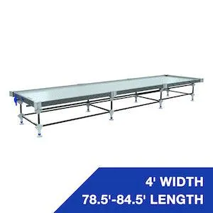 Wachsen 4' Rolling Bench 78.5'-84.5' Length