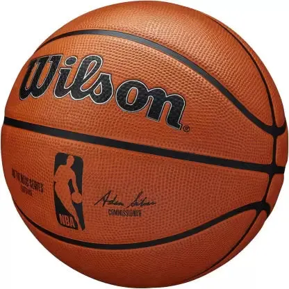 Wilson NBA Authentic Series Outdoor Basketball, Size 7 (Brown)