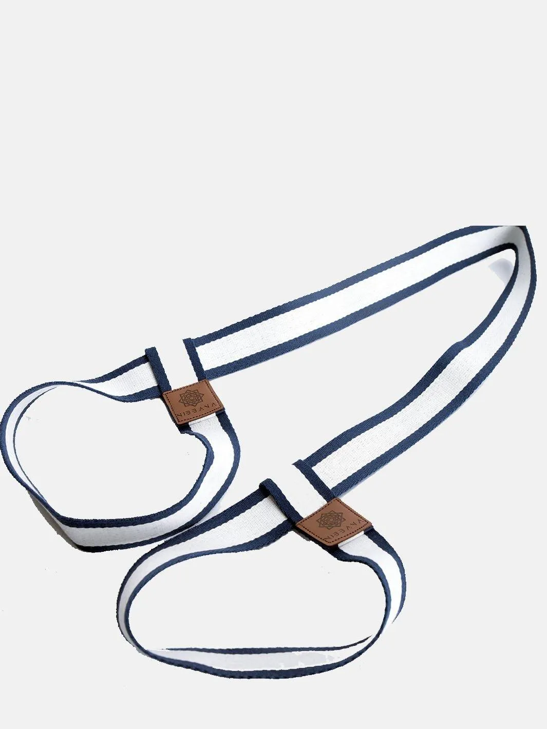 Yoga Mat Carry Strap Blue White