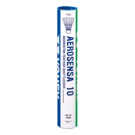 Yonex Aerosensa 10 Feather Shuttlecock, 1 Tube