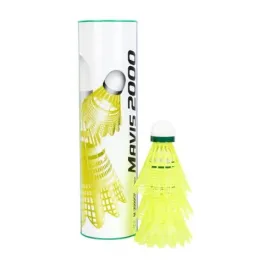 Yonex Mavis 2000 Green Cap Badminton Shuttlecock (Pack of 6)