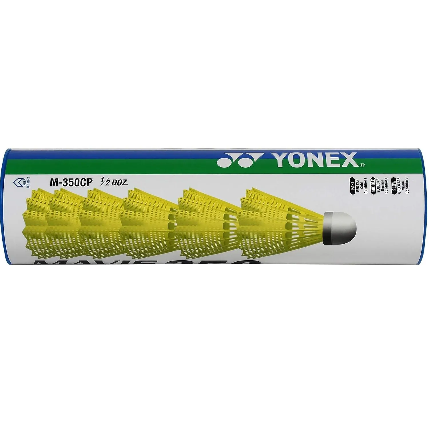 Yonex Mavis 350 Nylon Shuttlecock (Blue Cap)