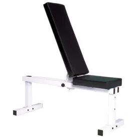 York Barbell Pro Series 205 FI White Flat Adjustable Incline Bench Press