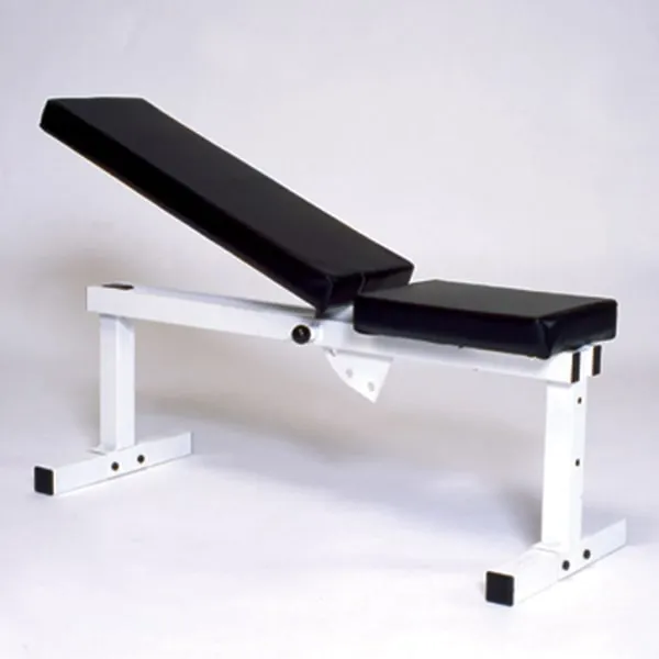 York Barbell Pro Series 205 FI White Flat Adjustable Incline Bench Press